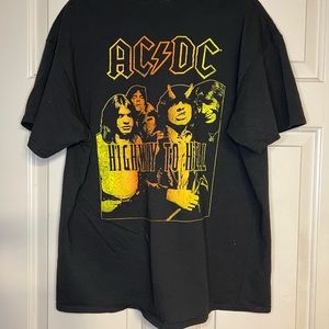 AC/DC Unisex Highway To Hell Tee Graphic T Shirt Men’s Women’s Tour Shirt XL